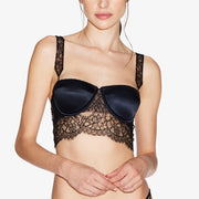 Avery Satin & Lace Underwired Bra