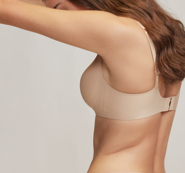 Halle Silken Seamless Bra - Beige