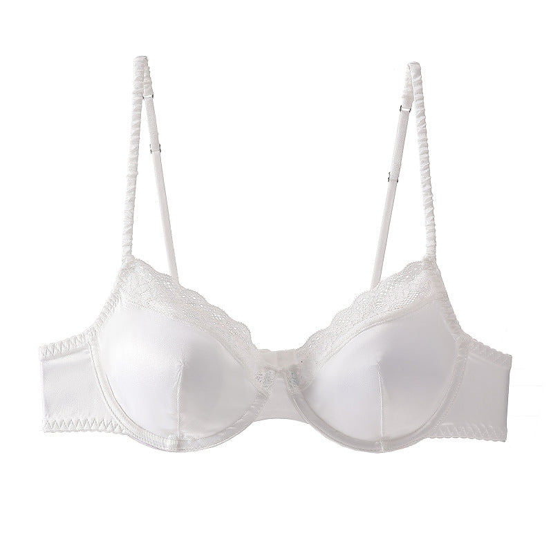 Aubrey Satin & Lace Underwired Bra