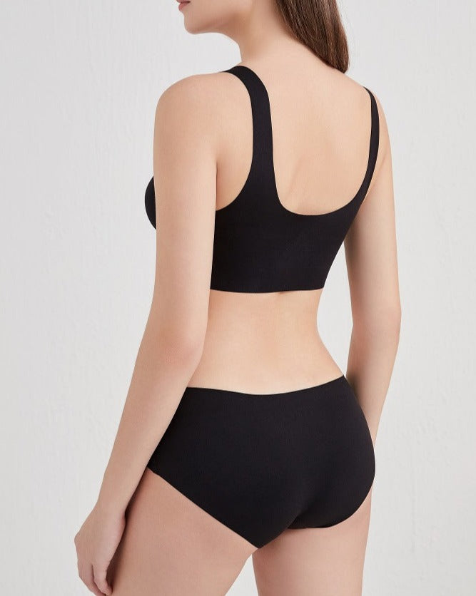 Lucy Soft Seamless Bra - Black