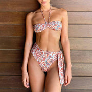 Felicity Paisley Bandeau Bikini & Bottom